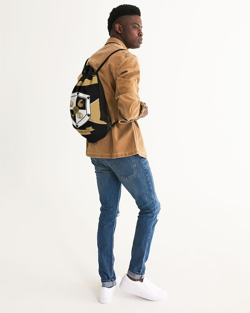 Solid Flag Gold bigger Canvas Drawstring Bag
