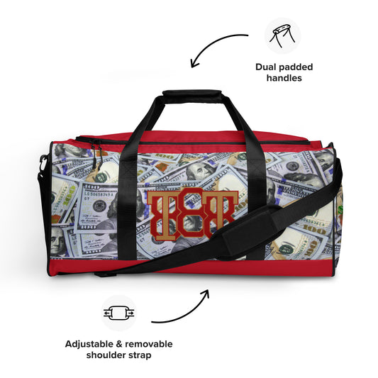 All About Tha Money Duffle Bag (Red)