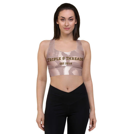 8xquiZit Collection Pynk Slaymingo Longline sports bra