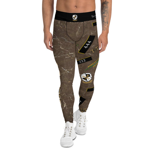 8xquiZit Collection - Men's Marble Coco-cured  Leggings