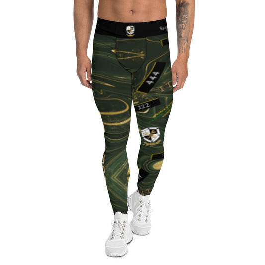 8xquiZit Collection - Green Luxury Men's Leggings