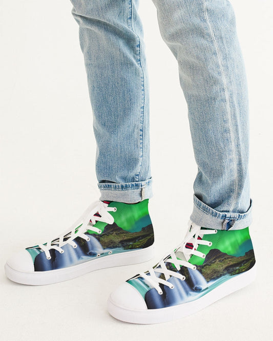 Believing is Seeing Men's Hightop Canvas Shoe
