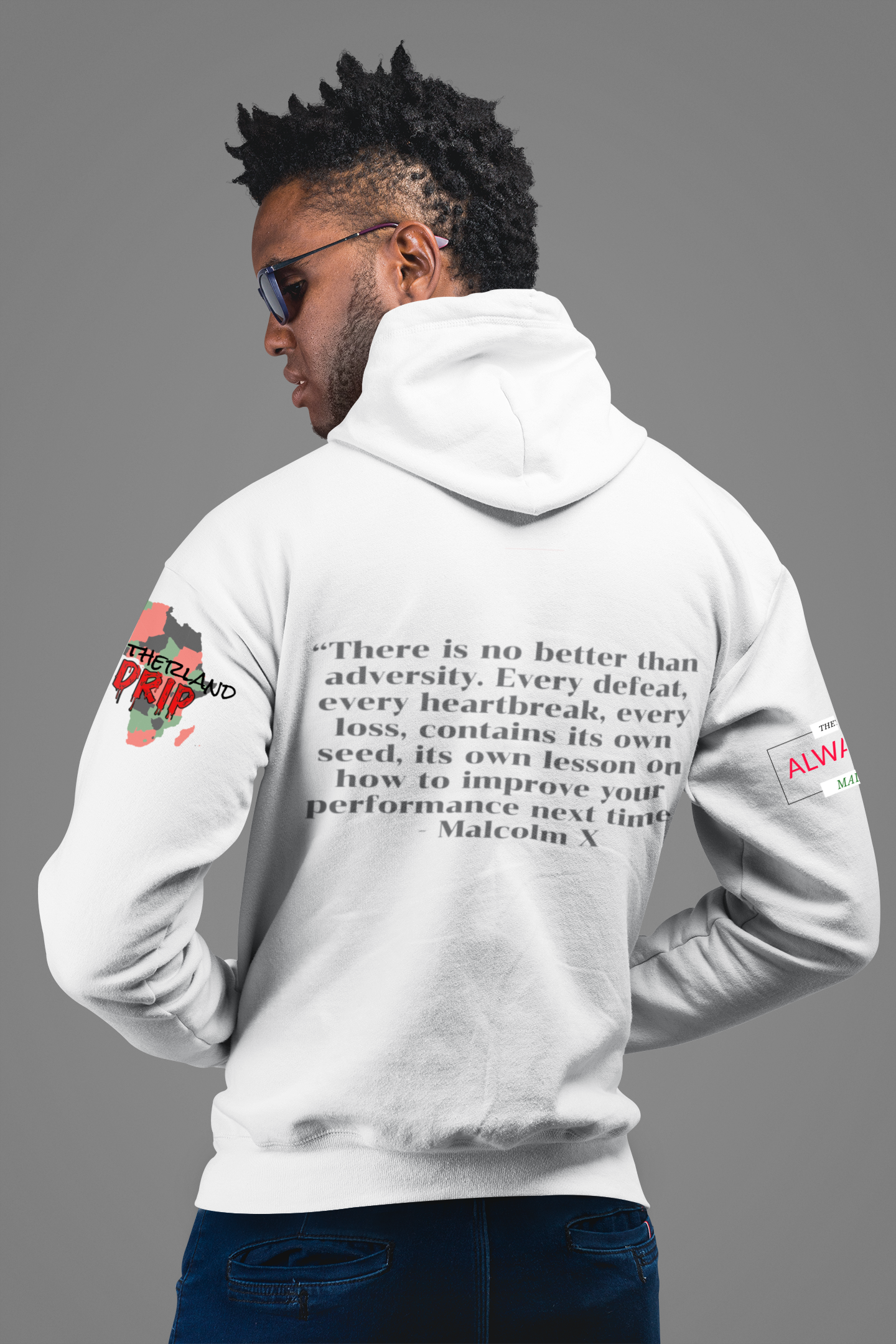 The Quotes- Malcolm X Men's Hoodie