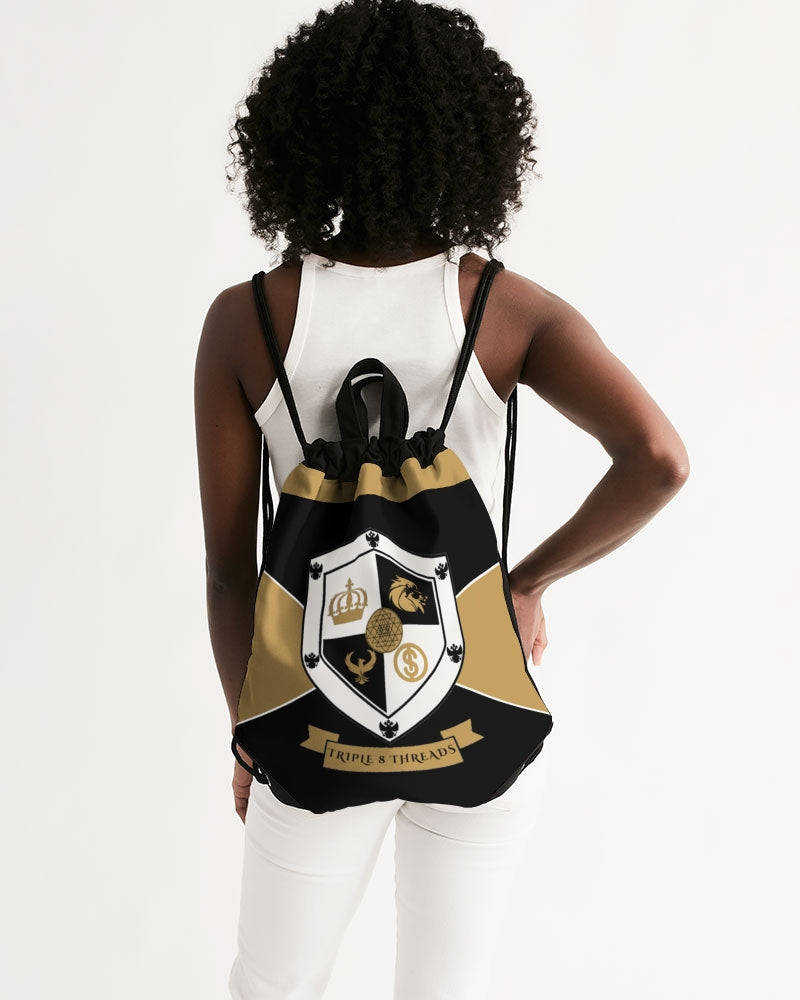Solid Flag Gold bigger Canvas Drawstring Bag