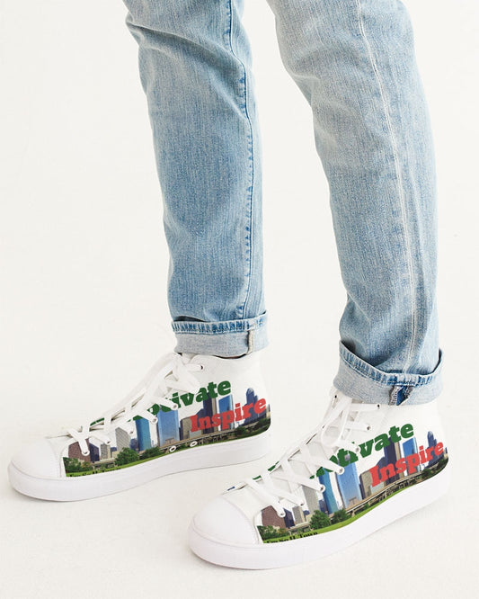 HMI RYC HOU - Kicks Men's Hightop Canvas Shoe