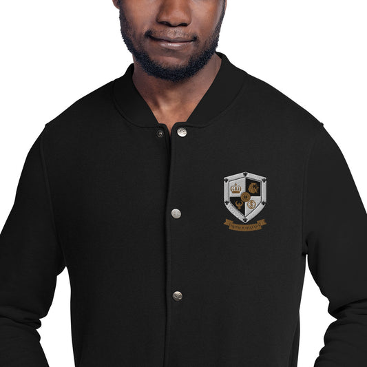 T8T Prosperity Shield - Embroidered Champion Bomber Jacket