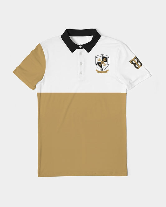 T8T Prosperity Flag Men's Slim Fit Short Sleeve Polo