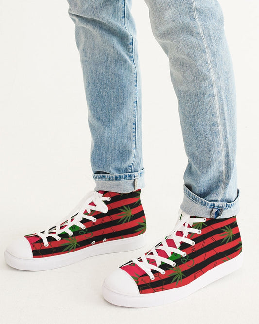 The Molecular Structure- T8T Men's Hightop Canvas Shoe