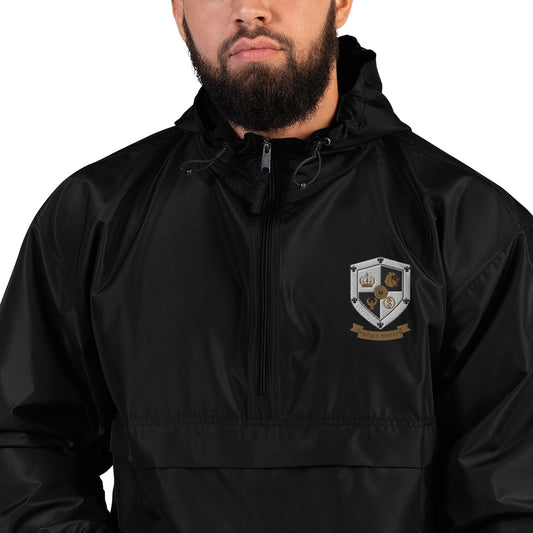 T8T Prosperity Shield Embroidered Champion Packable Jacket