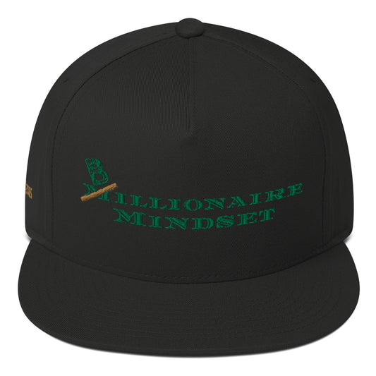 Billionaire Mindset Flat Bill Cap