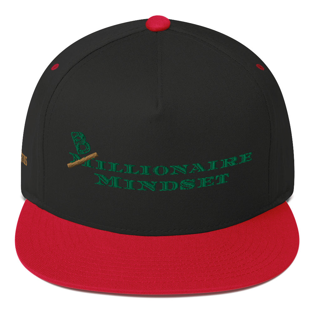 Billionaire Mindset Flat Bill Cap