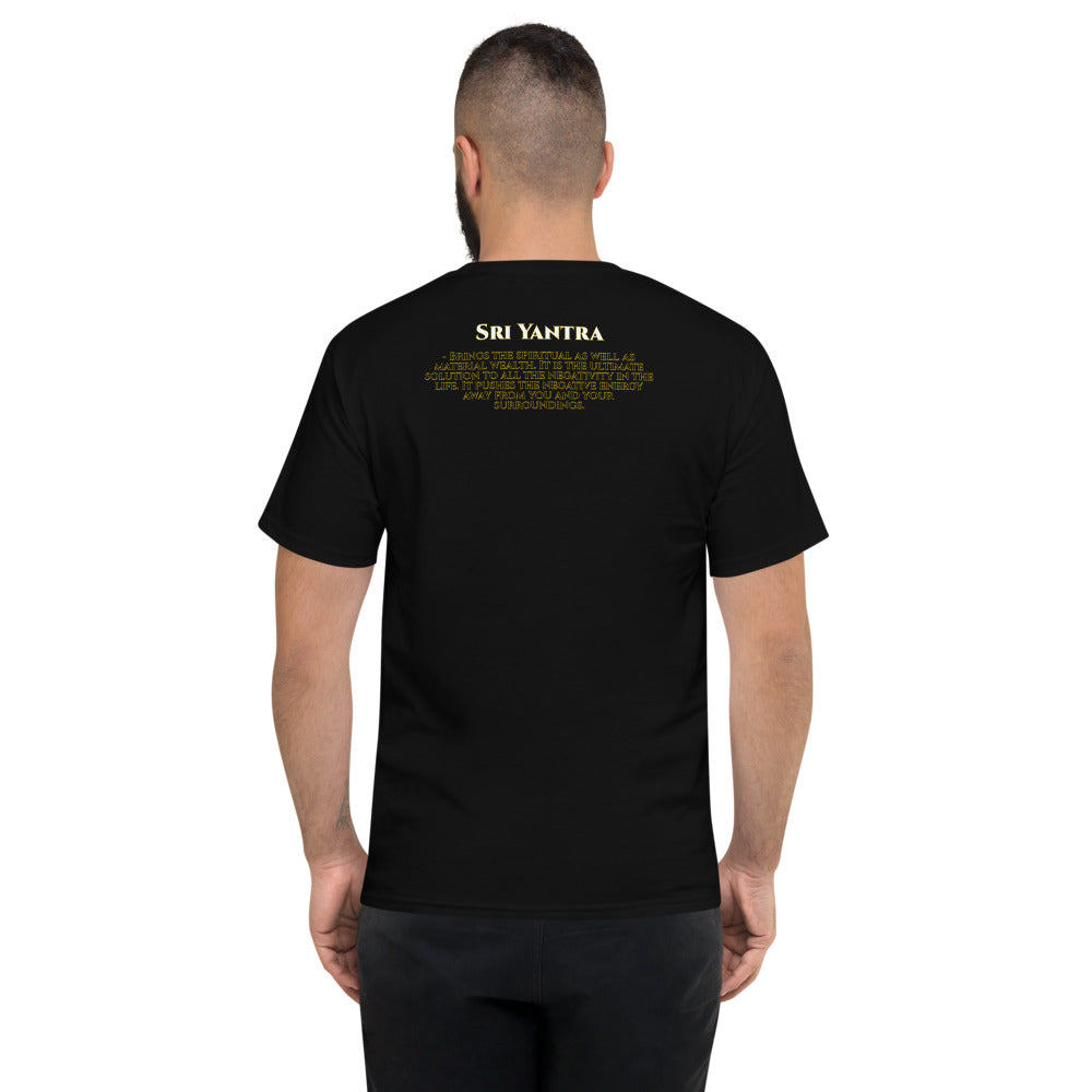 Gold Shri Yantra Men's Champion T-Shirt