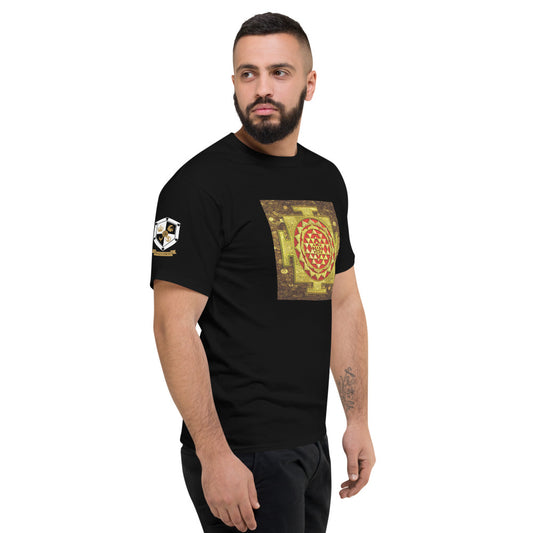 Gold Shri Yantra Men's Champion T-Shirt