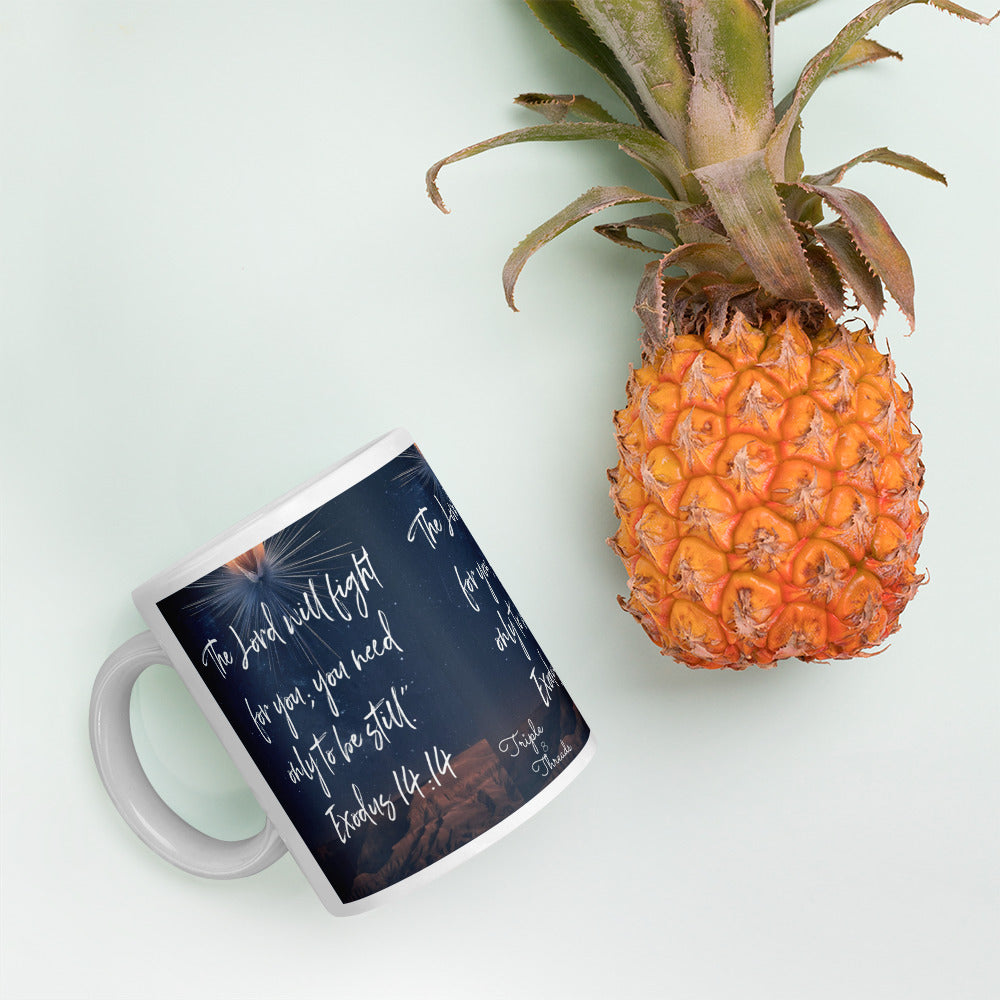 "The LORD will fight for you..." - Exodus 14:14 Mug
