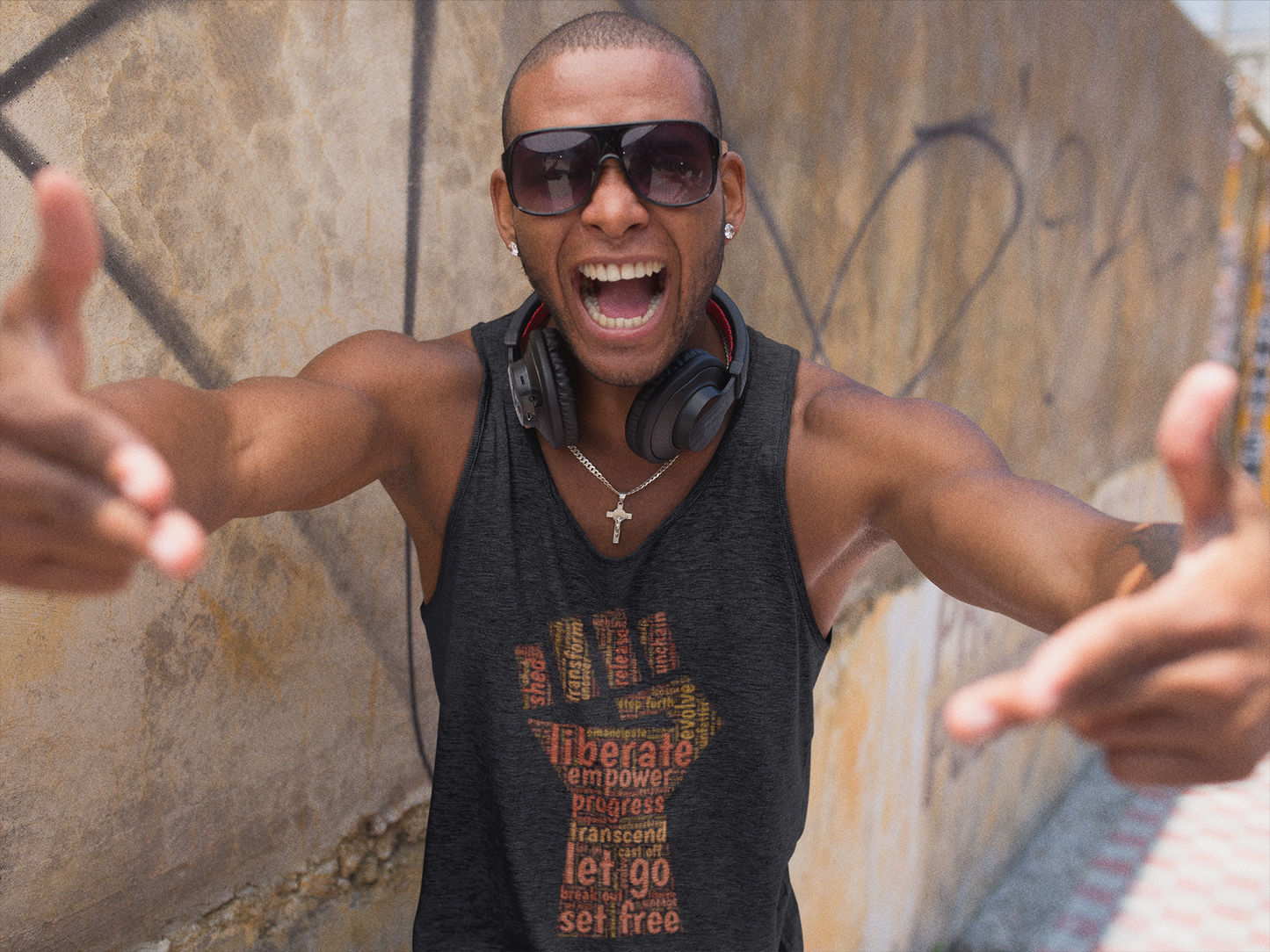 Mens Fist Tank Top