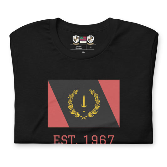 Black American Heritage Flag Short-Sleeve Unisex T-Shirt