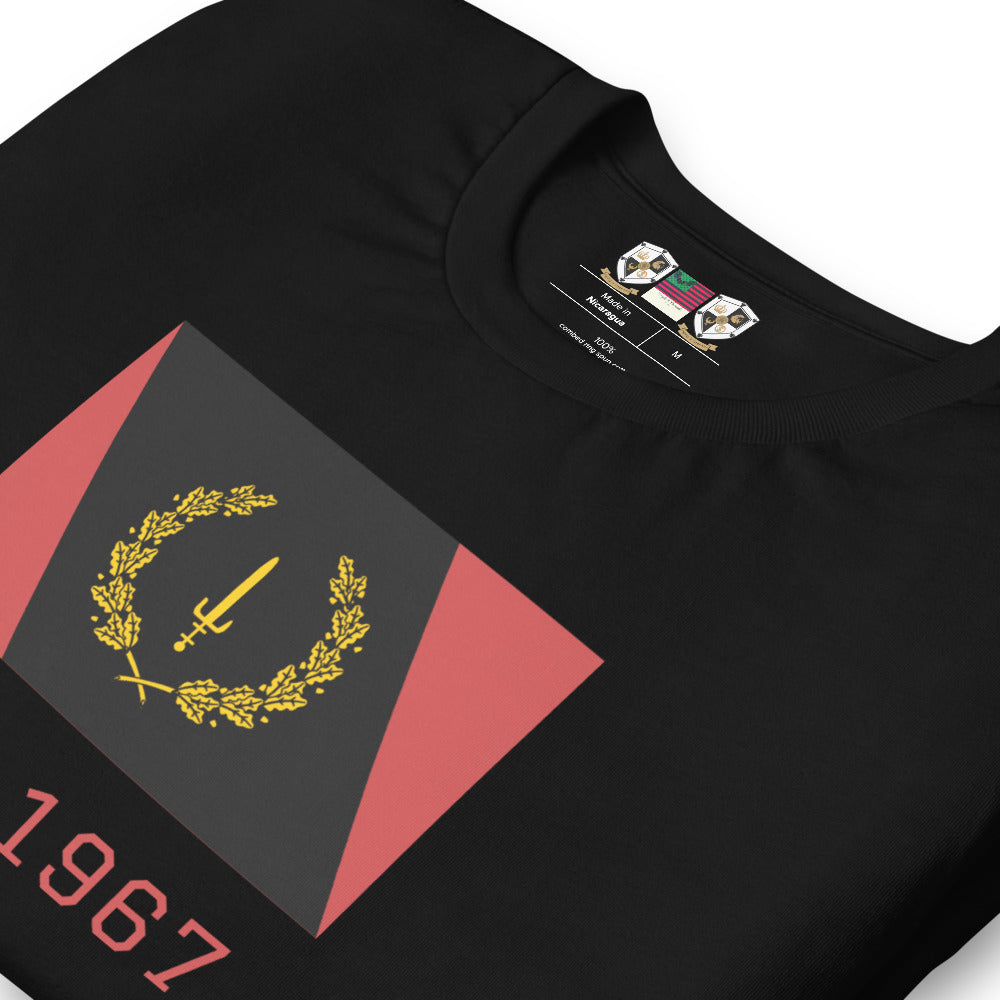Black American Heritage Flag Short-Sleeve Unisex T-Shirt