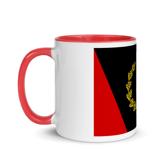 Black American Heritage Flag Mug with Color Inside